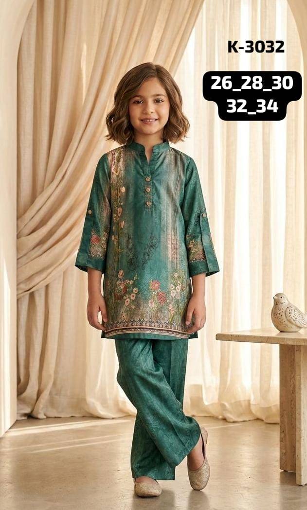 K-999 Kids Collection By Fashid Beautiful Festive Suits Stylish Colorful Fancy Casual Wear Premium Imported Mal Satin Stitched Dresses At Wholesale Price